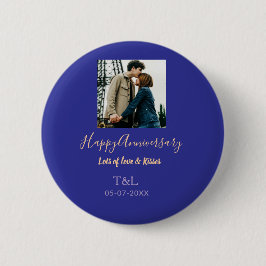 Den moderna boho lycklig-årsdagen lägger till namn knapp