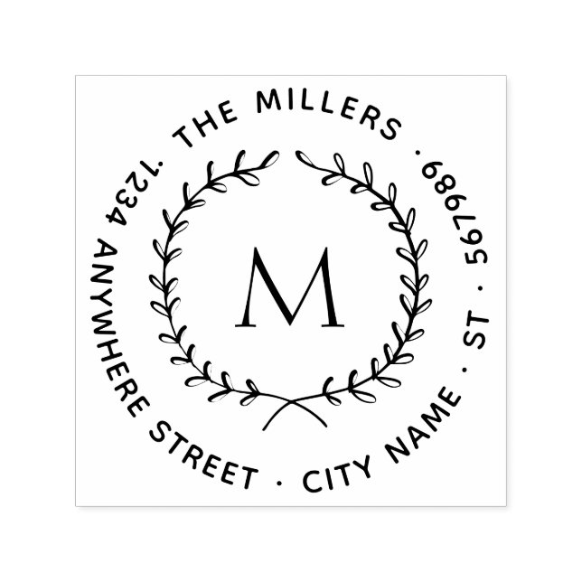 Den moderna botaniska andningsfamiljen Namn Retura Självfärgande Stämpel (Design)