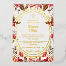 Den moderna botaniska Blommigten Garden i Bröllop,