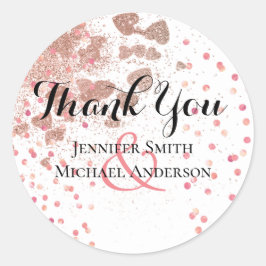 Den moderna budgeten för Trendiget Ro i Guld i Brö Runt Klistermärke