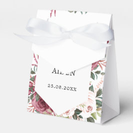 Den moderna burgundy-Rosan i Elfenbenskusten Blomm Presentaskar