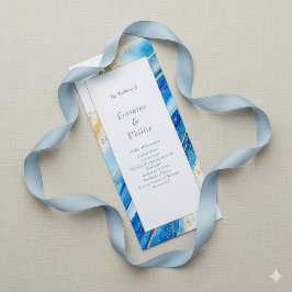 Den moderna ceremonin i bröllop i Eleganten Blue G Program
