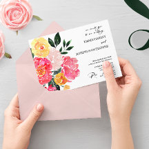 Den moderna chicens abstrakt rosa blommigt personl