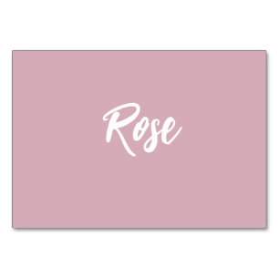 Den moderna Chicens Rosa Anpassningsbar Blommigt B Bordsnummer