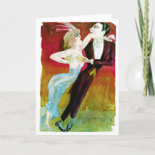 Den moderna dansen kopplar ihop vid Otto Dix Kort