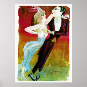 Den moderna dansen kopplar ihop vid Otto Dix Poster