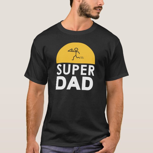 Den moderna designen "TOPPEN" i lycklig Fars dag T Shirt (Framsida)