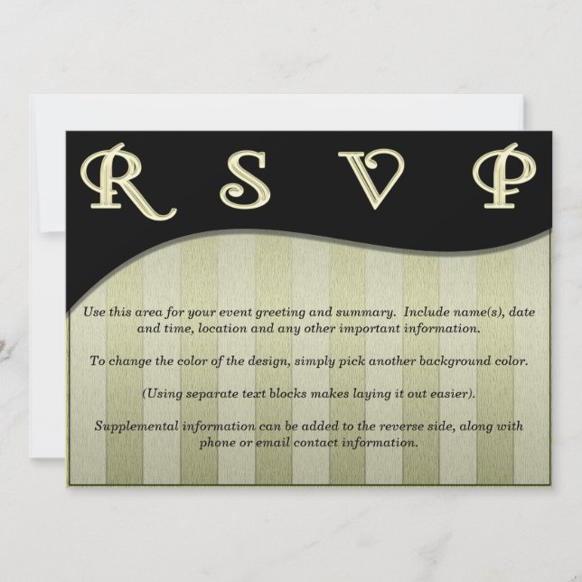 Den moderna designen vinkar och inbjudningar (Framsida)