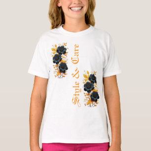 Den moderna designflickans T-Shirt från Stil & Car