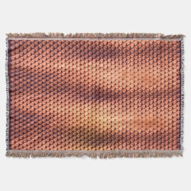 Den moderna digitala mönster-designen i abstrakt 1 filt (Framsidan)