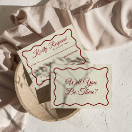 Den moderna, djärva Funkyn Retro - unikt Bröllop OSA Kort