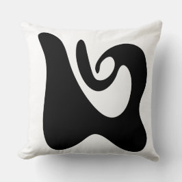 Den moderna ekologiska Abstrakten vågigt Kudde