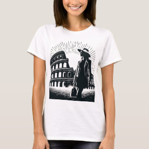 Den moderna elegansen möter det gamla Rom: kolosse T Shirt