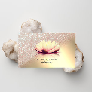 Den moderna Eleganten Guld Glitter bokeh Ombre Lot Visitkort