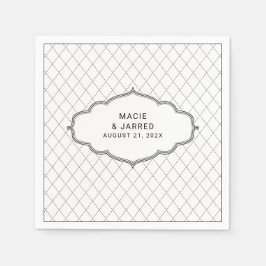 Den moderna Eleganten, klassiskt minimalistisk Pappersservett