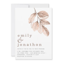 Den moderna Eleganten  Löv Bröllop