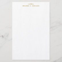 Den moderna Eleganten Luxury Guld Personlig