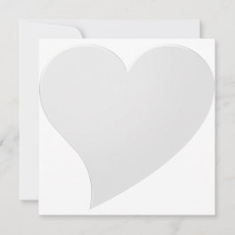 Den moderna eleganten med stort grått-hjärta söt