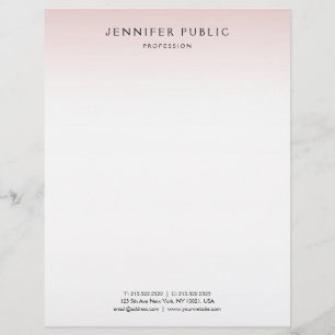 Den moderna Eleganten Ro Guld White Minimalist  Mo Brevhuvud