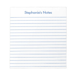 Den moderna Elegantens blå Personlig Anteckningsblock