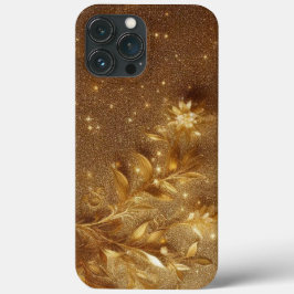 Den moderna elegantens gyllene blommigt-kurva