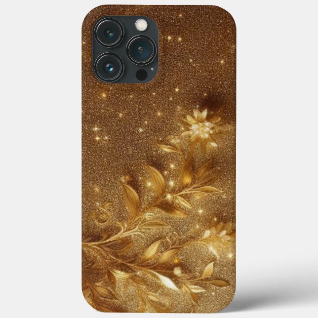 Den moderna elegantens gyllene blommigt-kurva (Baksida)