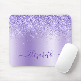 Den moderna Elegantens Snyggt Lila Glitter Musmatta
