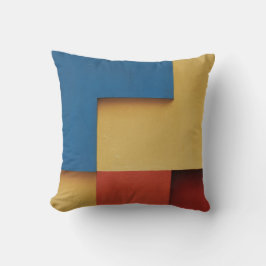 Den moderna Färg-blocket Abstrakt Dekorativ kudde