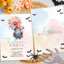 Den moderna färgade Pastel Blue-guiden Halloween f