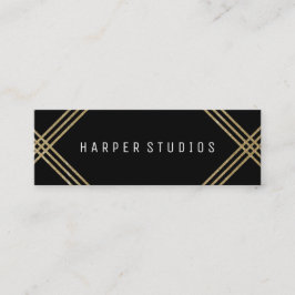 Den moderna fauxen omkullkastar linjervisitkorten mini visitkort