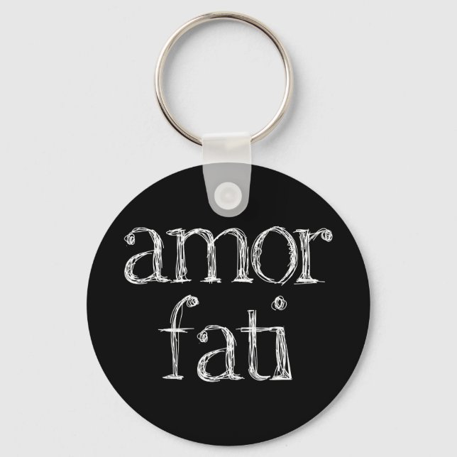 Den Moderna Filosofen: Amor Fati Nyckelring (Framsida)