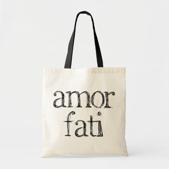 Den Moderna Filosofen: Amor Fati Tygkasse (Framsidan)