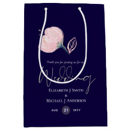 Den moderna flottan blå Rosa ros Guld Bröllop