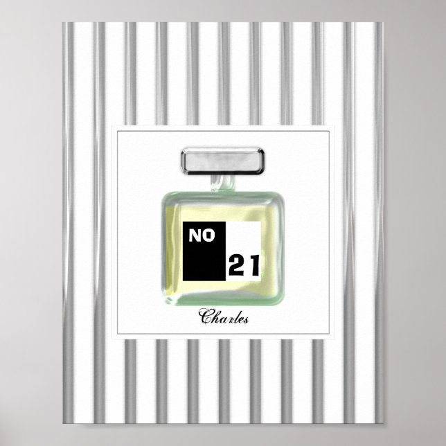 Den moderna För manar Personligen vid Köln Parfym  Poster (Framsidan)