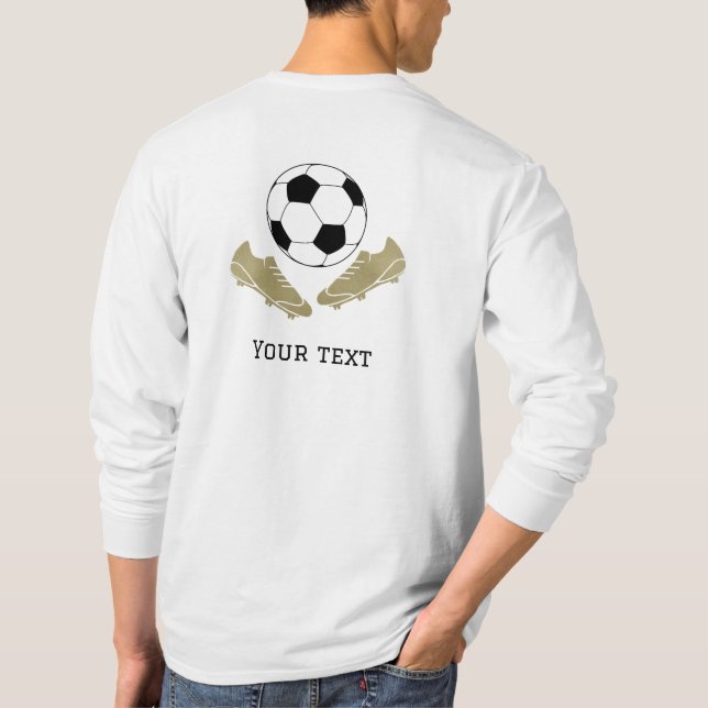 Den moderna fotbollsklassen Boll T Shirt (Baksida)