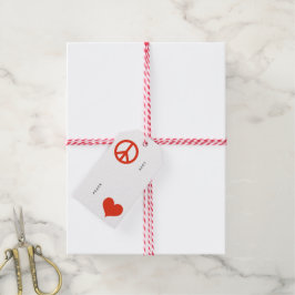 Den moderna fredsälskjulen Kärlek Helgdag Presentetikett