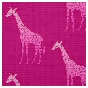 Den moderna geometriska giraffet, Fuchsia och Tyg