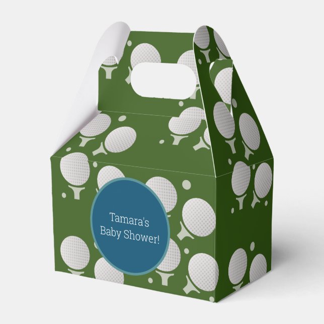 Den moderna Golf Boll Party-födelsedagen Baby Möns Presentaskar (Framsidan Sidan)