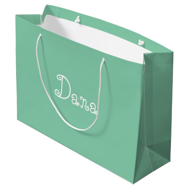 Den moderna Grönten Färg Baby Shower Bag Bag (Baksidan Vinklad)