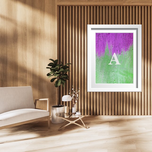Den moderna Grönten för Lila i Brev Poster (Skapare uppladdad)