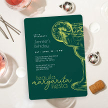 Den moderna Grönten Margarita Fiesta Födelsedagsfe