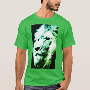 Den moderna Grönten om Elegant i Manar om Lejona A T Shirt