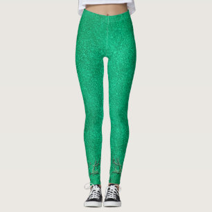 Den moderna Grönten Reindeer Dam Leggings
