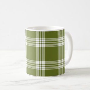 Den moderna Grönten Tartan Play Coffee Mugg