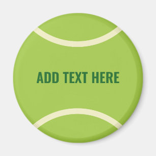 Den moderna Grönten Tennis Boll Party Magnet