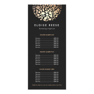 Den moderna Guld-cirklade Prisa listrutan med svar Reklamkort