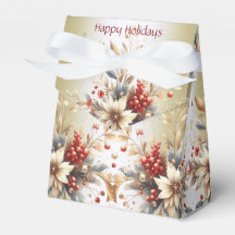 Den moderna Helgdag Flowers Gift Box