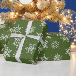 Den moderna Helgdag för vintersnöflammande julafto Presentpapper