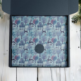 Den moderna Hjorten Forest Blue och Lila Helgdag