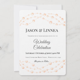 Den moderna ivorianska romska Neutralten Bröllop Inbjudningar